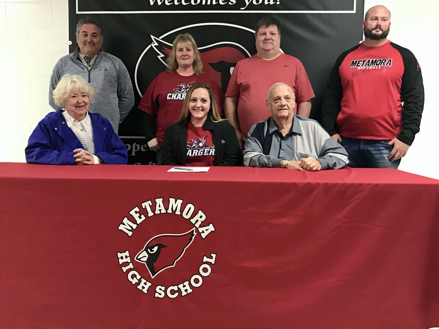 Benson signs with Carl Sandburg to play softball